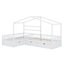 Lit plateforme simple avec tiroirs de rangement-1404276373