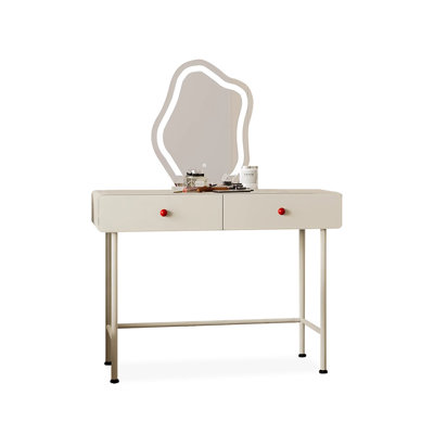 Makeup Vanity with Light mirror,2 drawers
