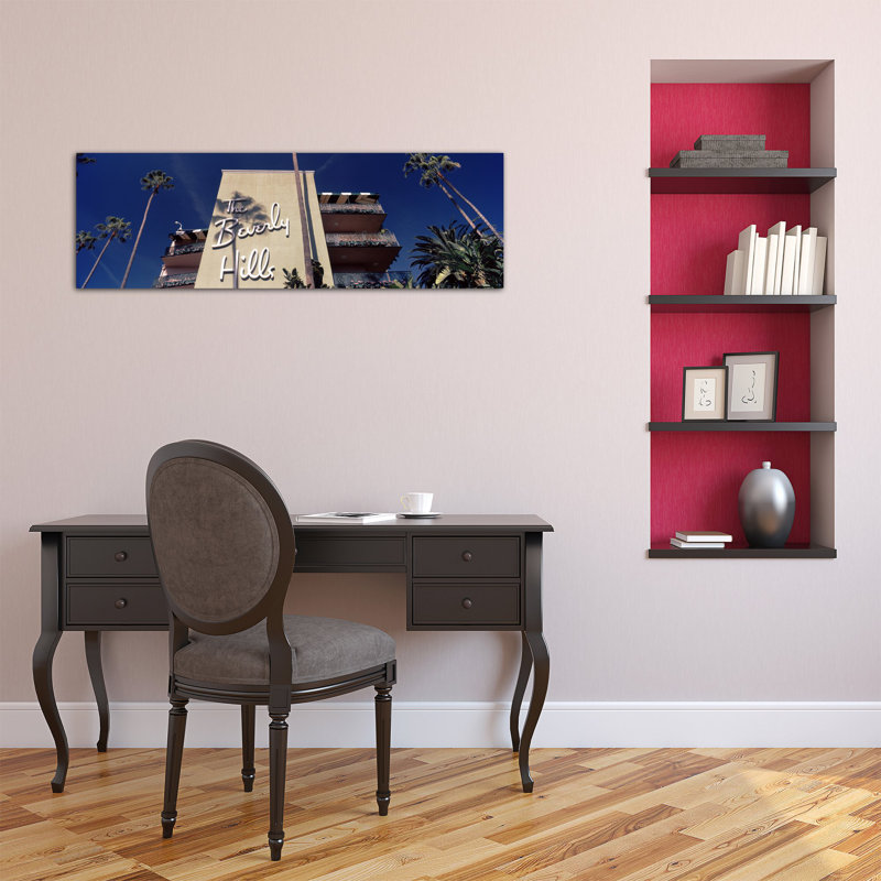 «Beverly Hills Hotel, Beverly Hills, California», reproduction de photo panoramique sur toile, H 16 po x l 48 po x P 1,5 po