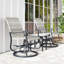 Ensemble de 2 fauteuils oscillants d'extérieur Outsunny