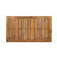 Table de bar d'extérieur rectangulaire en bois d'acacia minimaliste - finition teck-129493000