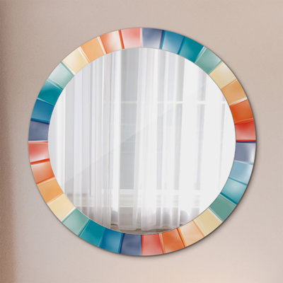 Huldar Glass Flat Wall Mirror