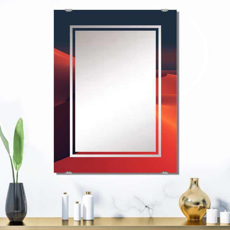 Veschi - Miroir mural désert MIR140754, 32 po x 24 po