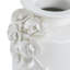 Vase de table en céramique blanc cassé-21250316