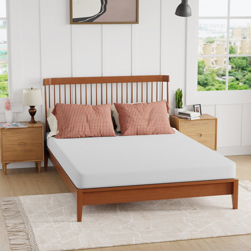 Bannack Medium Gel Memory Foam Mattress, Queen, 6"