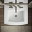 Archer 24" Rectangular Pedestal Bathroom Sink with Widespread Faucet Holes-2005981960-2004881088