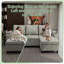3 Seater Linen Blend Sofa Bed-822452245