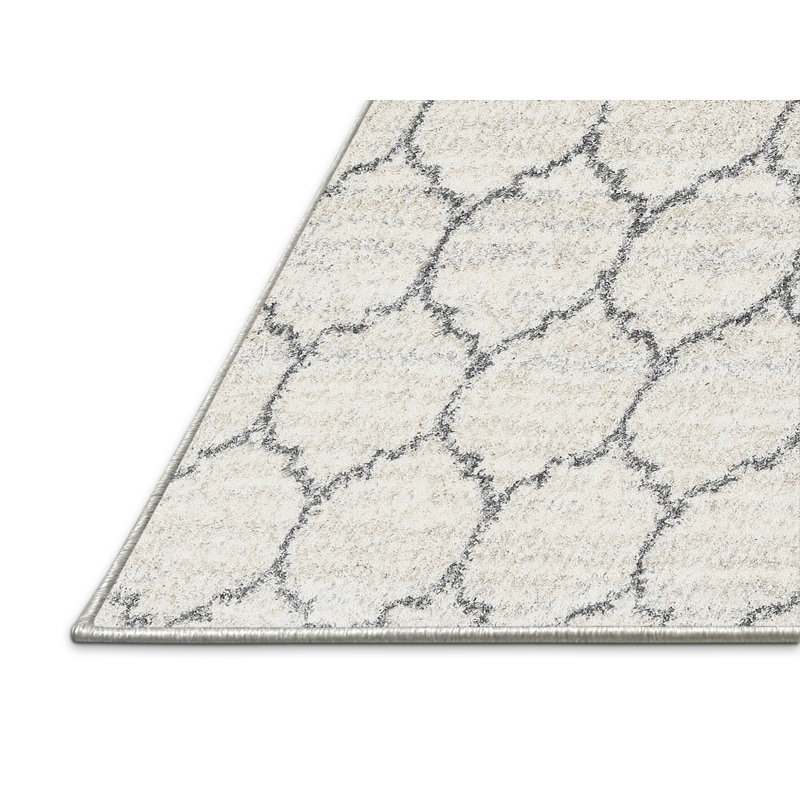 Tapis contemporain ivoire, Rectangle 8 pi x 10 pi
