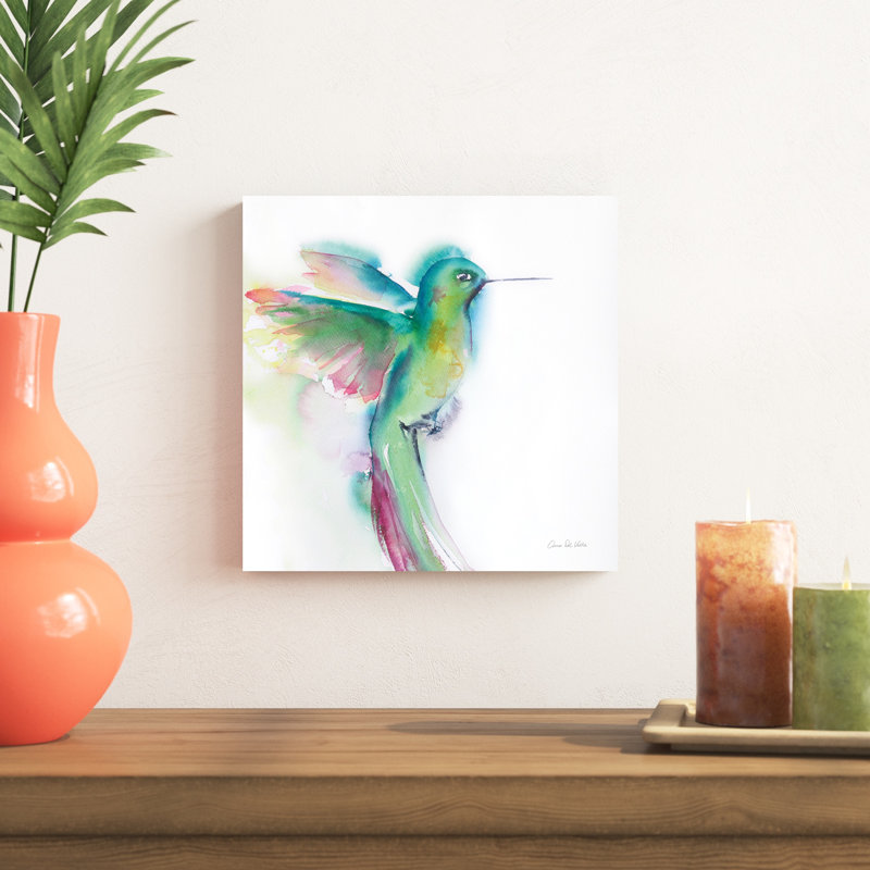 Colibris II, H 12 po x l 12 po x P 1,25 po