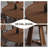 Solid Wood Ash brown Dining Table-107382139