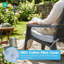 Harbour Housewares Square Seat Pad - 40 x 40cm --129894643-129894649