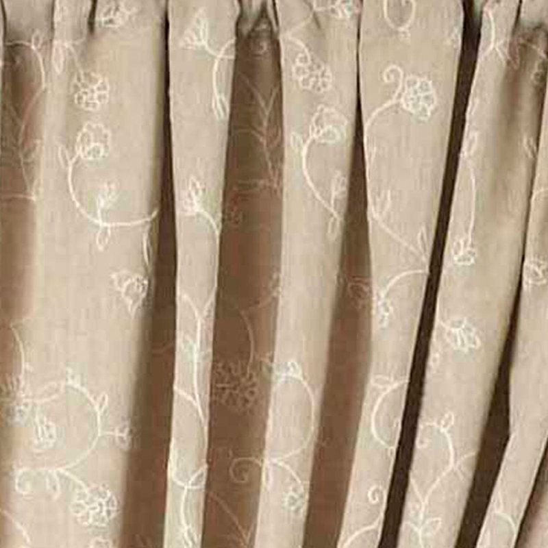 Panneaux de rideaux obscurcissants 100% coton Castleberry, l 63 po x L 72 po, Crème