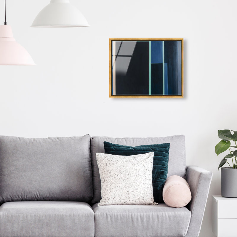 Desert Stillness I High-Gloss Frameless Acrylic Glass Wall Art Abstract Print by Oliver Gal, Ready to Hang, 20 x 16
