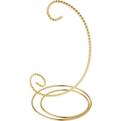 The Holiday Aisle® Scroll Gold-toned Ornament Stand