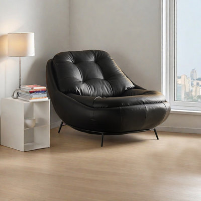 Chaise d'appoint minimaliste de style minimaliste