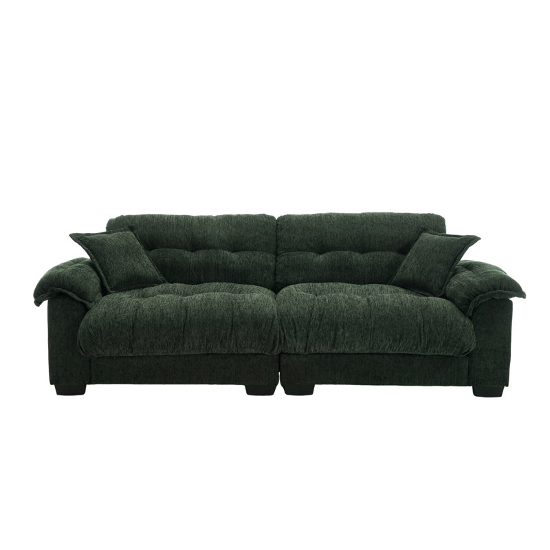 Canapé modulaire 90,55 po Modern, Vert