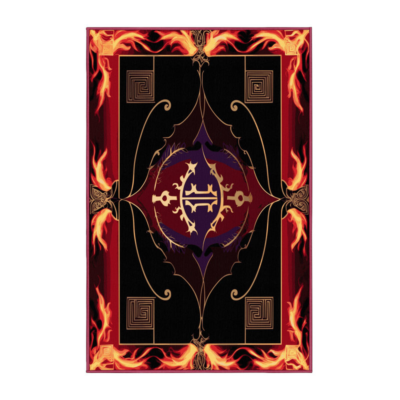 Acanthus Crest Rug, Rectangle 2' x 3'