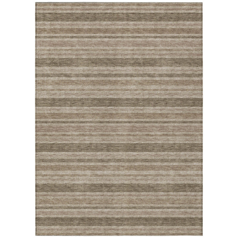 Lovell Washable Striped Indoor / Outdoor Rug, Rectangle 5' x 7'6"