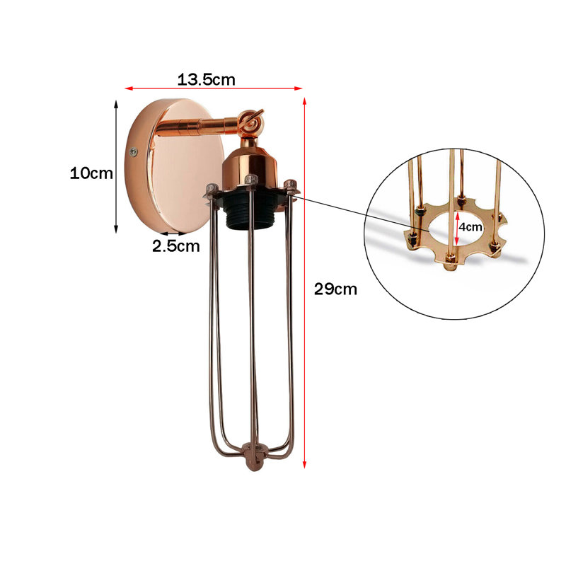 Kilroy Armed Sconce, Rose Gold, Yes