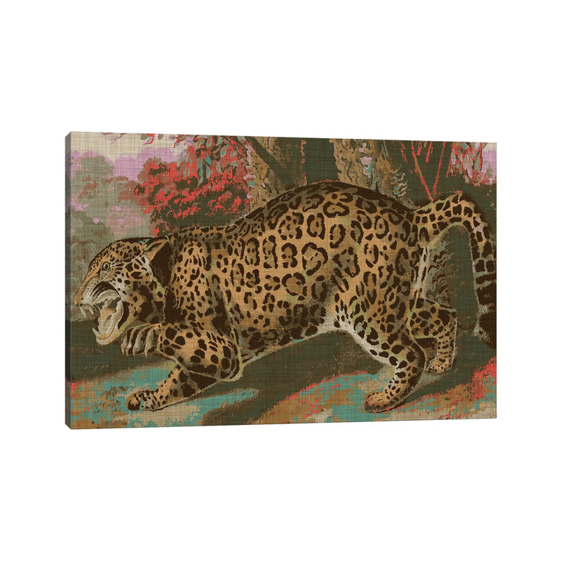 Urban Jungle Cat II by Jarman Fagalde - Wrapped Canvas Painting, 20.32cm H x 30.48cm W x 1.905cm D