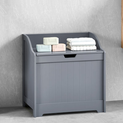 Milano Wood Cabinet Laundry Hamper