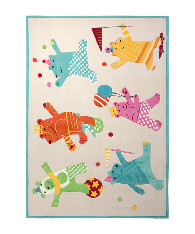 Dancing Bears Area Rug, 140 x 200cm