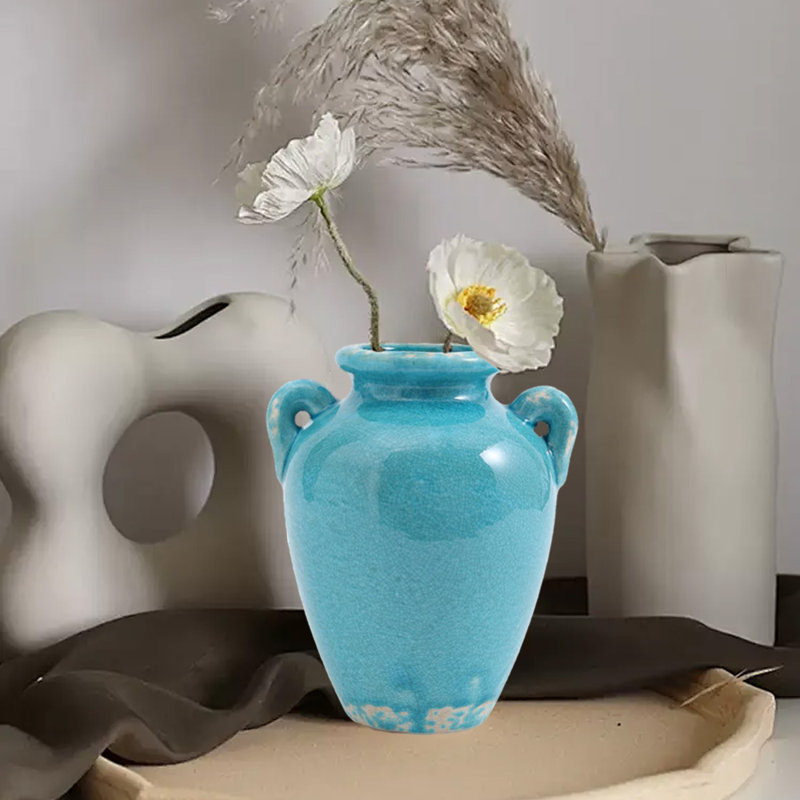 Vase en céramique, Bleu
