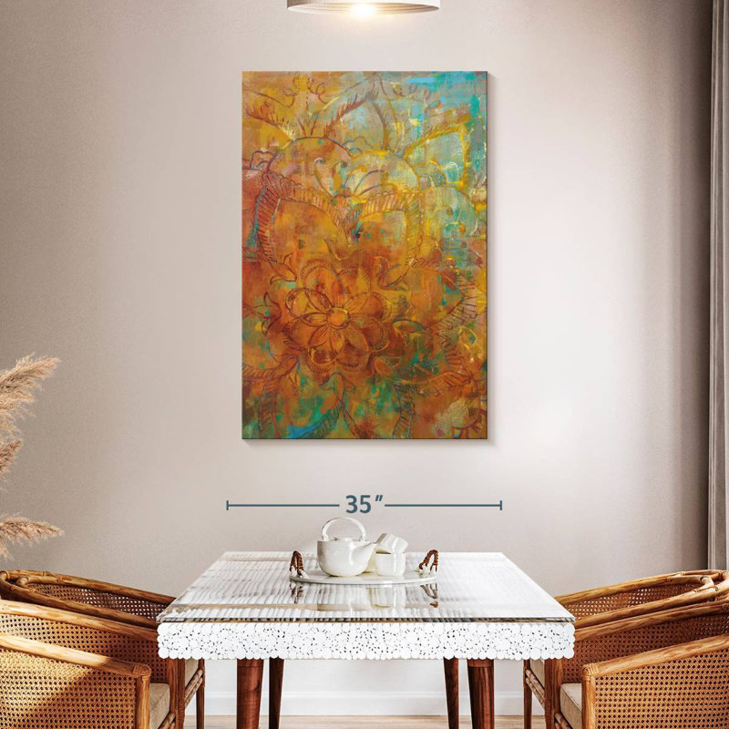 Kerner Bohemian Abstract Bright, 48" H x 32" W
