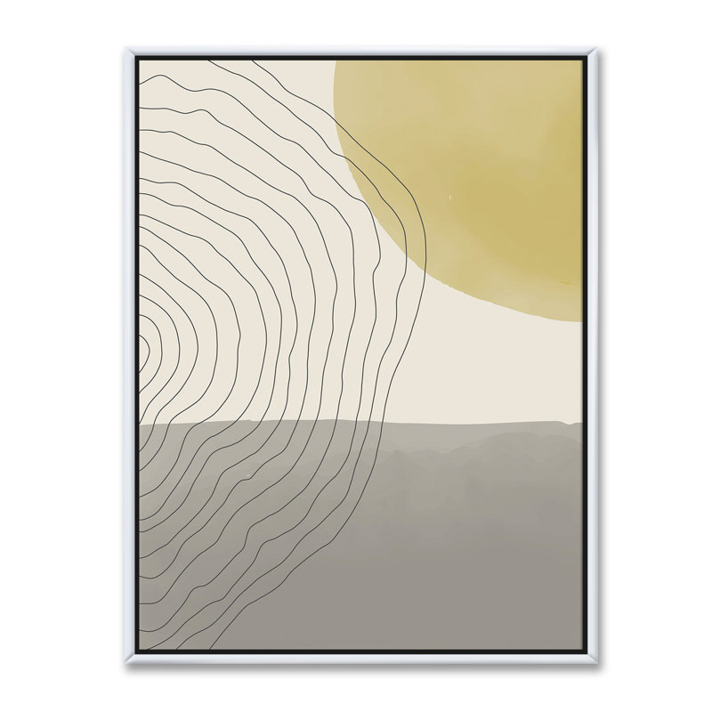 «Minimal Geometric Compostions of Elementary Forms XXXIV», reproduction sur toile flottante, H 46 po x l 36 po x P 1,5 po