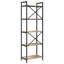 171 cm H x 56 cm W Steel Etagere Bookcase-1829901298
