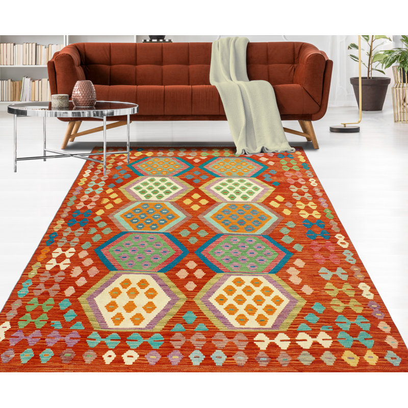 Flatweave Omar Red Rug