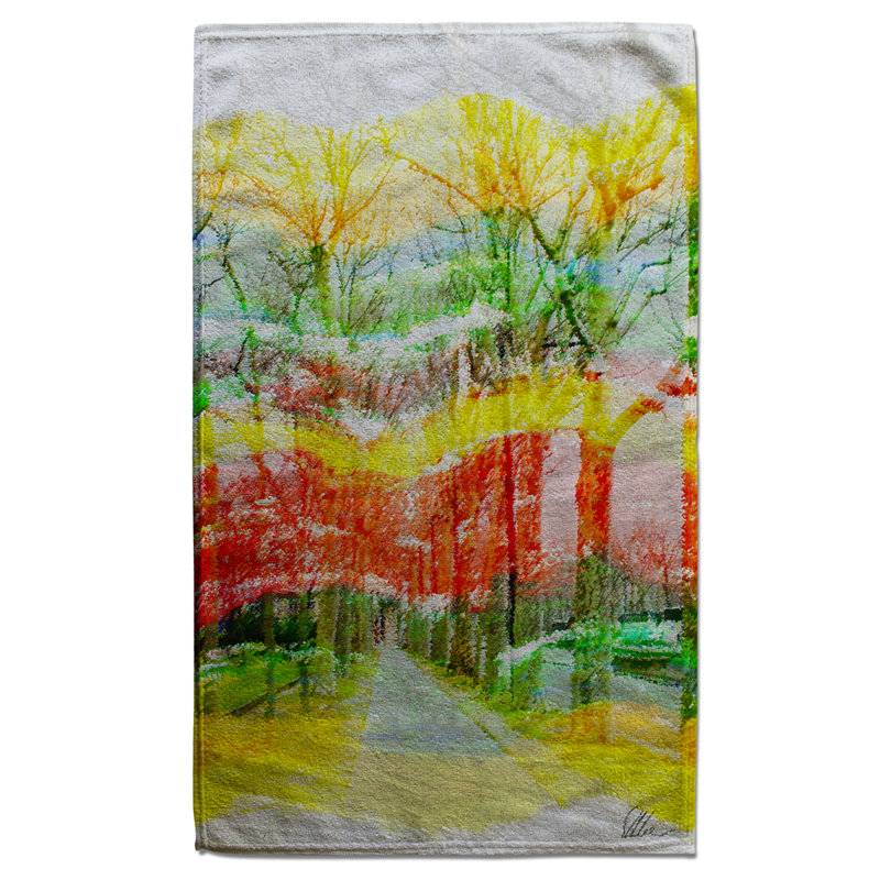 Cotton Floral Tea Towel Kitchen Towel