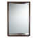 Fresca Allier Rectangular Wood Framed Bathroom Vanity Mirror with Shelf