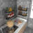 2 Piece Metal Floating Shelf-87743843
