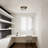 Nox Glass Flush Mount-66042225