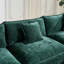 Nuage à 3 places en chenille, conception ergonomique, respirant, pour chambre à coucher et salon avec coussin double couche, style américain, assemblage rapide