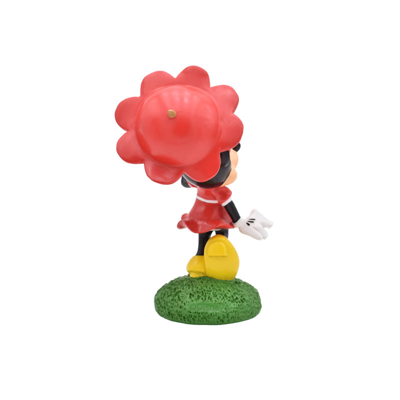 Statue de jardin Disney Minnie Mouse avec parasol