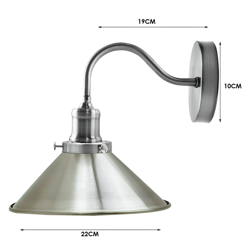 Mcniel Armed Sconce, Chrome
