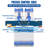 Countertop Snow Cone Machine 1000W 30L Tanks Commercial Slushy Maker Machine