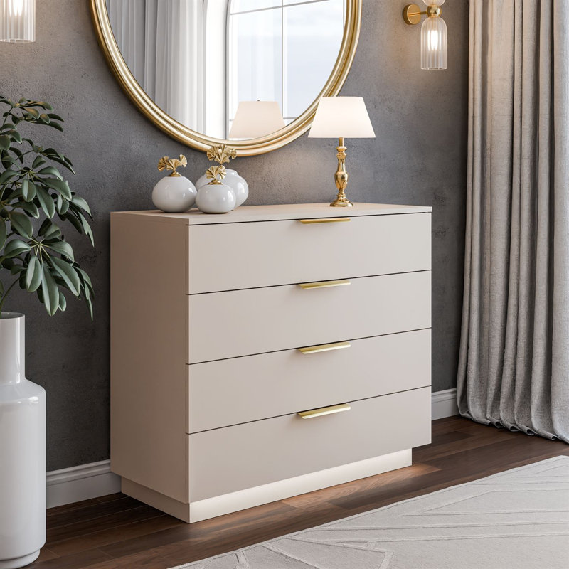 95cm Sideboard, cashmere/ gold