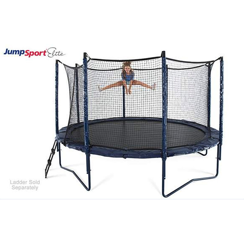 Jumpsport Elite 14 Foot Stagedbounce Technology Trampoline System With Enclosure