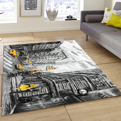Stylish Abstract Floral Design Soft Pile Rug Providing a Comfortable and Elegant Touch for Your Interior Spaces