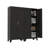 61'' 2 Shapely Doors Cabinet, Metal Storage Cabinet With Doors And Adjustable Shelves, For Bedroom, Living Room-1412391583
