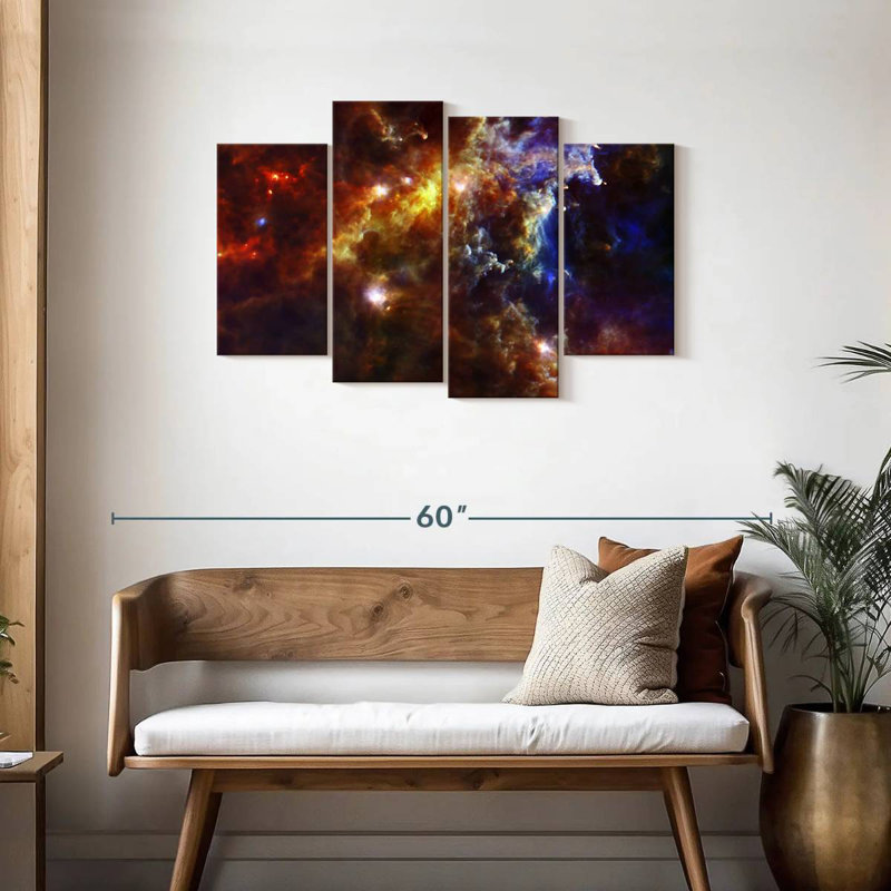 Oberle Rosette Nebula, 27" H x 43" W