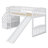 Loft Bed With Stairway And Slide-870995865