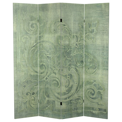 Harner 47.25" W x 71" H 3 - Panel Canvas Folding Room Divider by East Urban Home