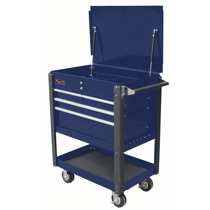 Armoire à outils à 4 tiroirs l 31 ", Bleu