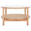 Table basse en rotin et verre Karyna-999333584