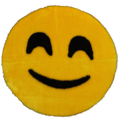 Emoji Rug - Soft And Cute (Smiley)