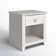 Tevrat 20.8" 1 - Drawer Nightstand with Drawer and Open Compartment